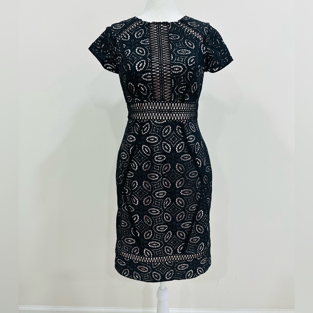 Lilly Pulitzer Black Lace Dress